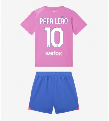 AC Milan Rafael Leao #10 Tredje Kläder Barn 2023-24 Kortärmad (+ Korta byxor)